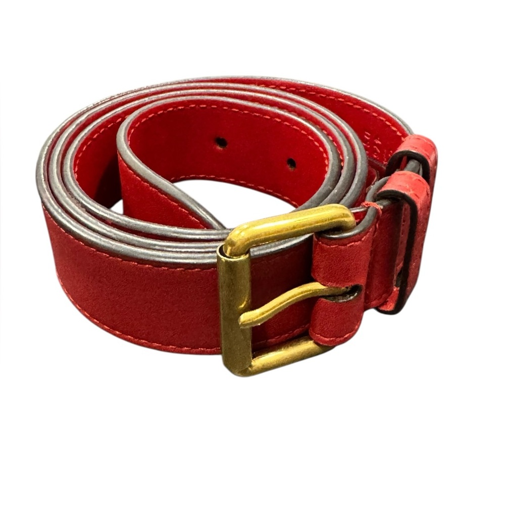 Authentic Gucci GG Marmont Belt Bag Matelasse Red Leather Waist Pouch Gucci - Picture 13 of 15